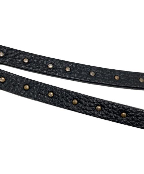 COACH（コーチ）COACH (コーチ) アンナ フォルドオーバー クラッチ クロスボディ・リベット ブラックの古着・服飾アイテム