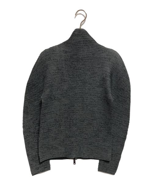 ISSEY MIYAKE me（イッセイ ミヤケ ミー）ISSEY MIYAKE me (イッセイ ミヤケ ミー) プリーツジャケット グレー サイズ:-の古着・服飾アイテム