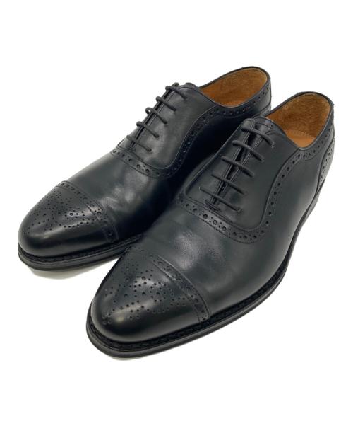 Jalan Sriwijaya（ジャランスリウァヤ）Jalan Sriwijaya (ジャランスリウァヤ) SEMI BROGUE ブラック サイズ:SIZE 8の古着・服飾アイテム