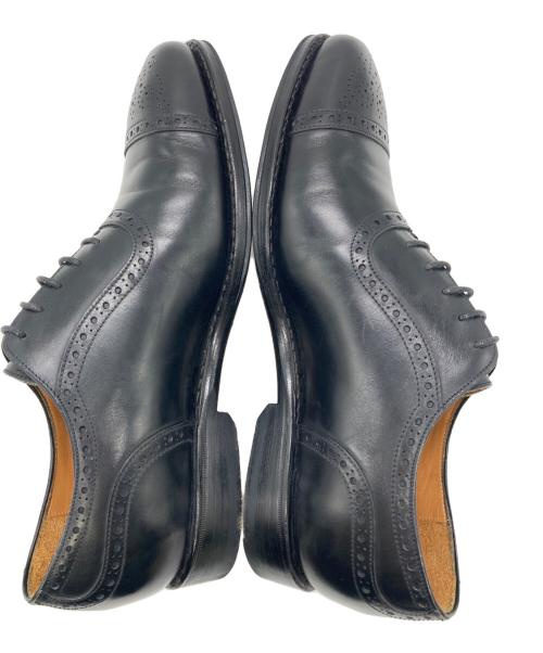 Jalan Sriwijaya（ジャランスリウァヤ）Jalan Sriwijaya (ジャランスリウァヤ) SEMI BROGUE ブラック サイズ:SIZE 8の古着・服飾アイテム