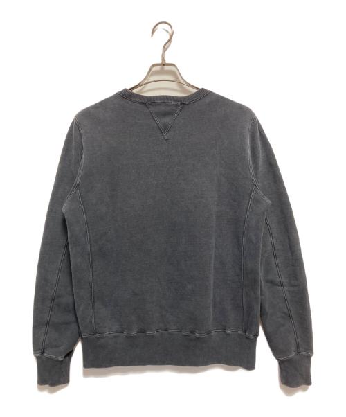 REMI RELIEF（レミレリーフ）REMI RELIEF (レミレリーフ) ヴィンテージ加工クルーネックスウェット グレー サイズ:Mの古着・服飾アイテム