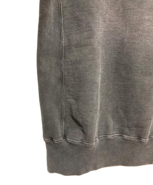 REMI RELIEF（レミレリーフ）REMI RELIEF (レミレリーフ) ヴィンテージ加工クルーネックスウェット グレー サイズ:Mの古着・服飾アイテム