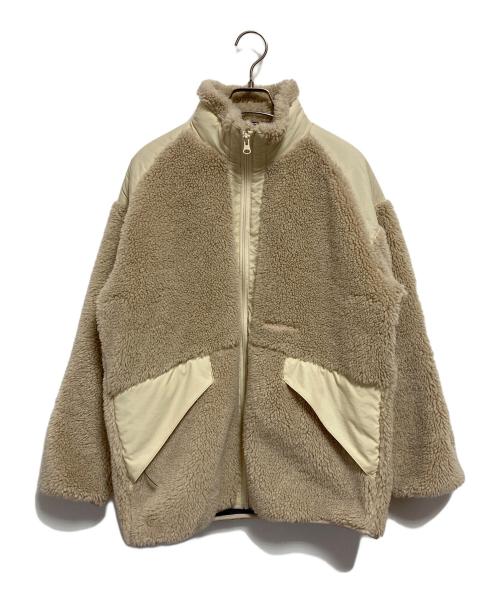 WOOLRICH（ウールリッチ）WOOLRICH (ウールリッチ) Plage (プラージュ) 別注フリースジャケット ベージュ サイズ:XSの古着・服飾アイテム