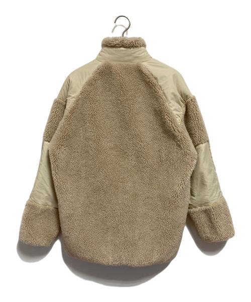 WOOLRICH（ウールリッチ）WOOLRICH (ウールリッチ) Plage (プラージュ) 別注フリースジャケット ベージュ サイズ:XSの古着・服飾アイテム