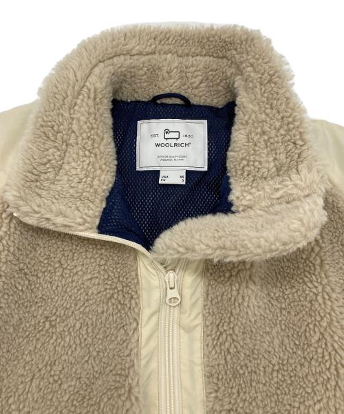 WOOLRICH（ウールリッチ）WOOLRICH (ウールリッチ) Plage (プラージュ) 別注フリースジャケット ベージュ サイズ:XSの古着・服飾アイテム