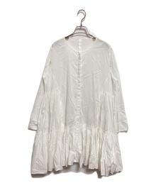 merlette（マーレット）の古着「ティアードワンピース」｜ホワイト