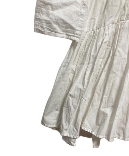merlette（マーレット）merlette (マーレット) ティアードワンピース ホワイト サイズ:Sの古着・服飾アイテム