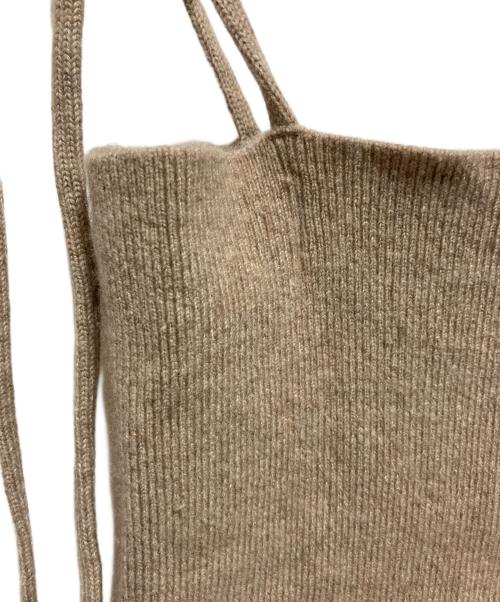 extreme cashmere for Ron Herman（エクストリームカシミヤフォーロンハーマン）extreme cashmere for Ron Herman (エクストリームカシミヤフォーロンハーマン) 別注カシミヤ混キャミソール ベージュ サイズ:なしの古着・服飾アイテム