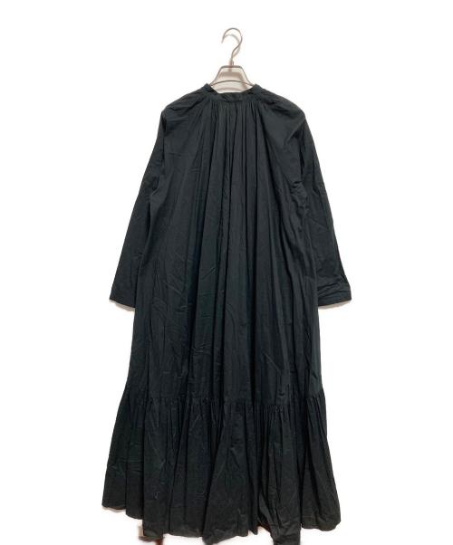 Plage（プラージュ）Plage (プラージュ) Lawn ボリューム Flare ワンピース ブラック サイズ:36の古着・服飾アイテム