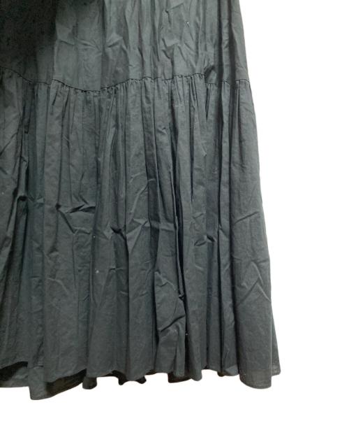 Plage（プラージュ）Plage (プラージュ) Lawn ボリューム Flare ワンピース ブラック サイズ:36の古着・服飾アイテム