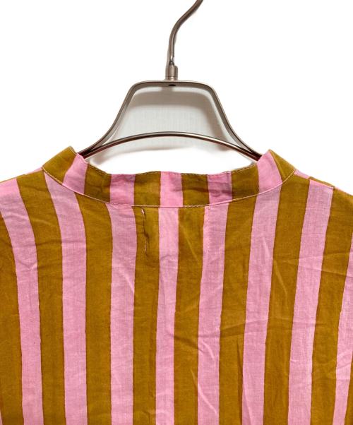 Ron Herman（ロンハーマン）Ron Herman (ロンハーマン) SZ Blockprints (エスゼットブロックプリント) カフタンドレス ピンク サイズ:Sの古着・服飾アイテム