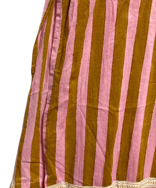 Ron Herman（ロンハーマン）Ron Herman (ロンハーマン) SZ Blockprints (エスゼットブロックプリント) カフタンドレス ピンク サイズ:Sの古着・服飾アイテム