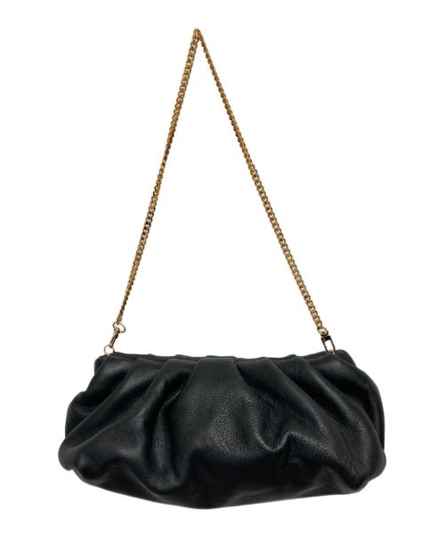 BRENTELLA（ブレンテッラ）BRENTELLA (ブレンテッラ) チェーン付きクラッチバッグ ブラックの古着・服飾アイテム