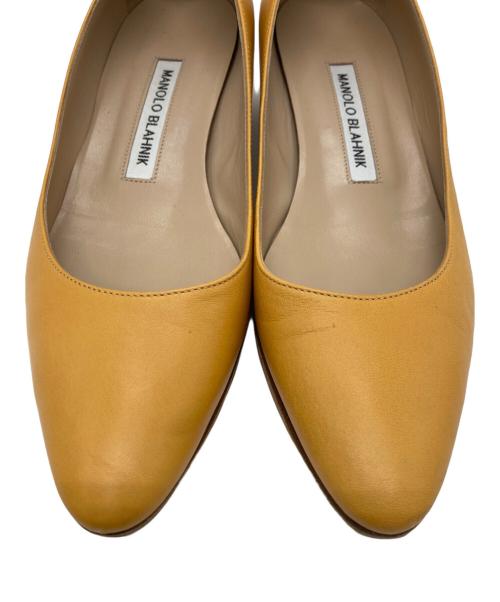 Manolo Blahnik（マノロブラニク）Manolo Blahnik (マノロブラニク) LISTONY イエロー サイズ:SIZE 36 1/2の古着・服飾アイテム