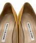 中古・古着 Manolo Blahnik (マノロブラニク) LISTONY イエロー サイズ:SIZE 36 1/2：12000円