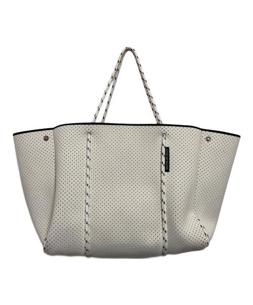 STATE OF ESCAPE（ステイトオブエスケープ）STATE OF ESCAPE (ステイトオブエスケープ) ポーチ付きトートバッグ ホワイトの古着・服飾アイテム