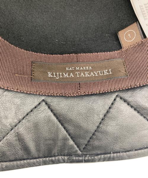 kijima takayuki（キジマタカユキ）KIJIMA TAKAYUKI (キジマタカユキ) ハット ブラックの古着・服飾アイテム