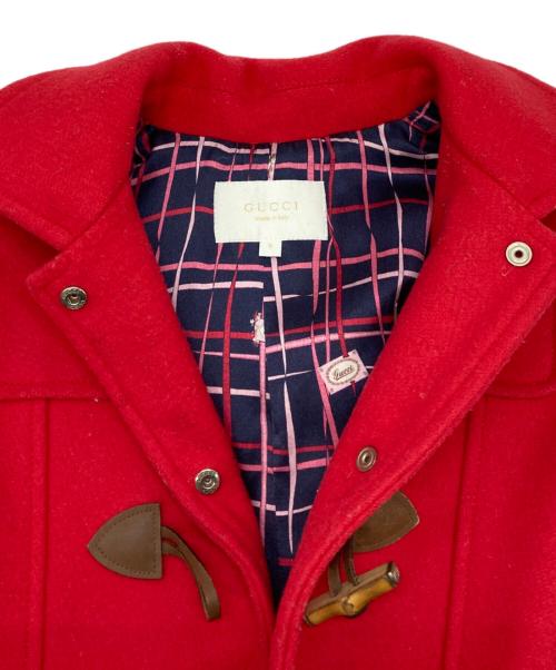 GUCCI（グッチ）GUCCI (グッチ) ダッフルコート レッド サイズ:5の古着・服飾アイテム
