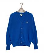 IZOD LACOSTEアイゾッド ラコステ）の古着「80’ｓアクリルカーディガン」｜ブルー