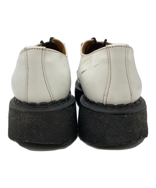 GEORGE COX（ジョージコックス）GEORGE COX (ジョージコックス) GIBSON RUBBER SOLE SHOES ホワイト サイズ:SIZE 7の古着・服飾アイテム