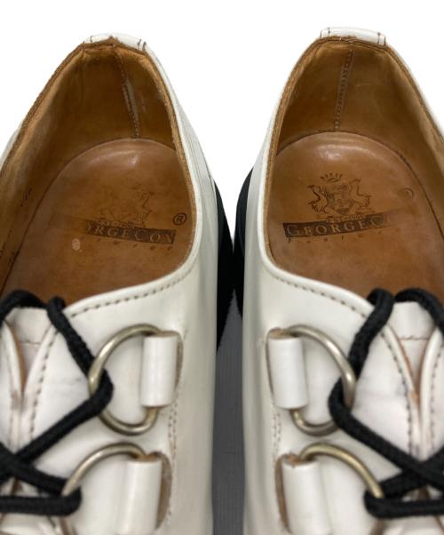 GEORGE COX（ジョージコックス）GEORGE COX (ジョージコックス) GIBSON RUBBER SOLE SHOES ホワイト サイズ:SIZE 7の古着・服飾アイテム