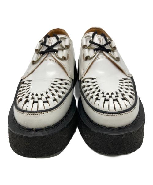 GEORGE COX（ジョージコックス）GEORGE COX (ジョージコックス) GIBSON RUBBER SOLE SHOES ホワイト サイズ:SIZE 7の古着・服飾アイテム