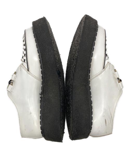 GEORGE COX（ジョージコックス）GEORGE COX (ジョージコックス) GIBSON RUBBER SOLE SHOES ホワイト サイズ:SIZE 7の古着・服飾アイテム