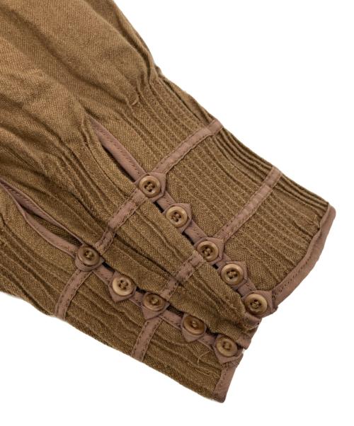 TODAYFUL（トゥデイフル）TODAYFUL (トゥデイフル) Woollinen Asymmetry Dre ブラウン サイズ:36の古着・服飾アイテム