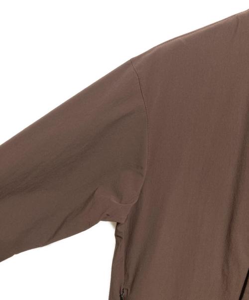 BEAUTY&YOUTH（ビューティーアンドユース）BEAUTY&YOUTH (ビューティーアンドユース) 360 MASTER バンドカラー ジャケット ブラウン サイズ:Mの古着・服飾アイテム