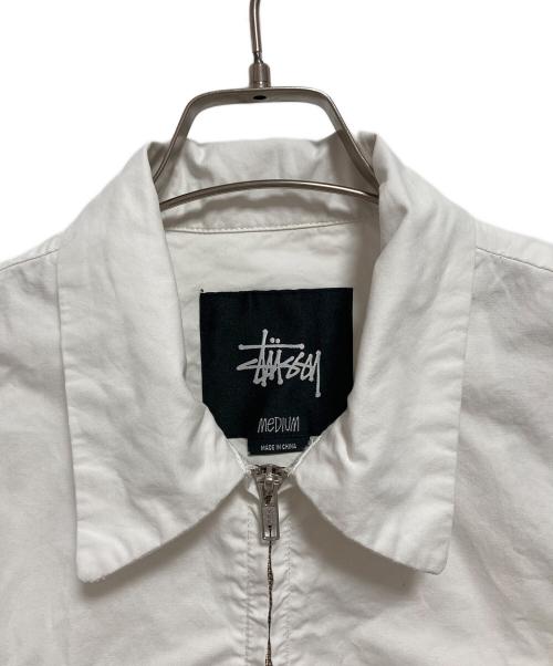 stussy（ステューシー）stussy (ステューシー) 00’ｓジップアップジャケット ホワイト サイズ:Mの古着・服飾アイテム