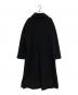 MaxMara (マックスマーラ) ウールカシミヤ混ステンカラーコート ブラック サイズ:40：18000円