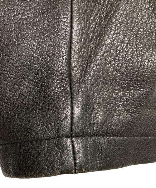 Wind Armor（ウィンドアーマー）Wind Armor (ウィンドアーマー) ディアスキンカーコート ブラック サイズ:LLの古着・服飾アイテム