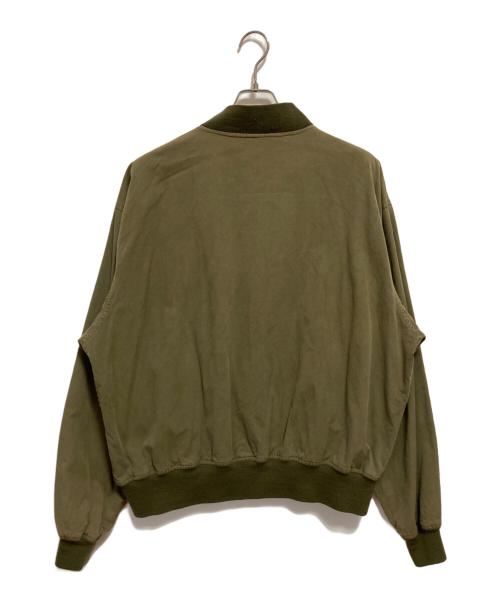 POLO RALPH LAUREN（ポロ・ラルフローレン）POLO RALPH LAUREN (ポロ・ラルフローレン) 90’ｓジップアップジャケット オリーブ サイズ:XLの古着・服飾アイテム