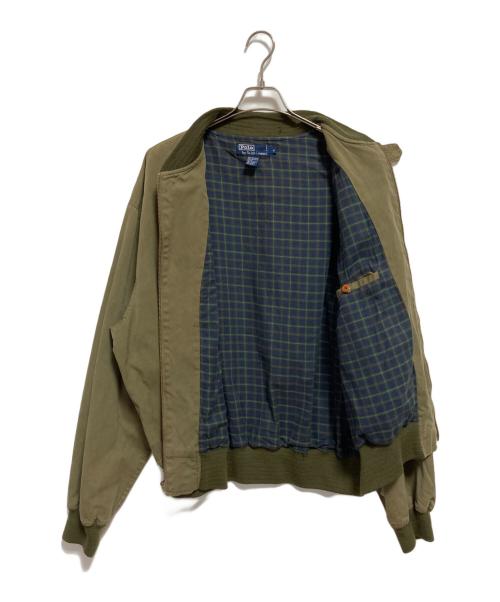 POLO RALPH LAUREN（ポロ・ラルフローレン）POLO RALPH LAUREN (ポロ・ラルフローレン) 90’ｓジップアップジャケット オリーブ サイズ:XLの古着・服飾アイテム