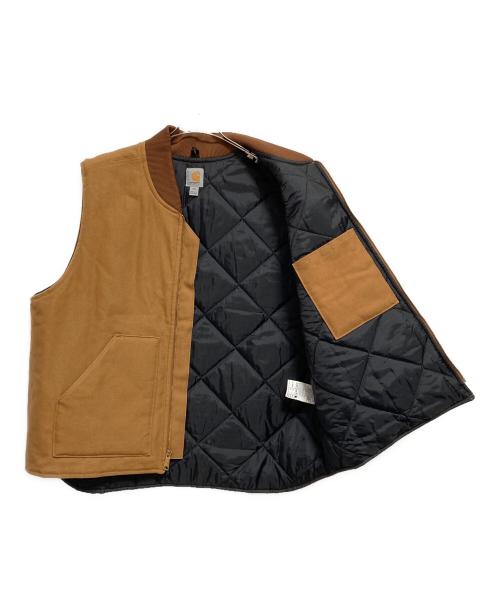 CarHartt（カーハート）CarHartt (カーハート) ダックベスト ブラウン サイズ:2XLの古着・服飾アイテム