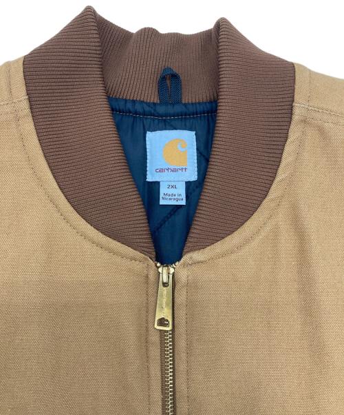 CarHartt（カーハート）CarHartt (カーハート) ダックベスト ブラウン サイズ:2XLの古着・服飾アイテム