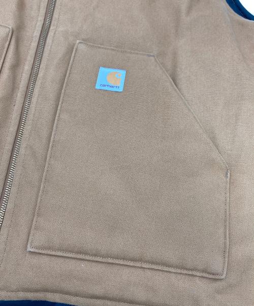 CarHartt（カーハート）CarHartt (カーハート) ダックベスト ブラウン サイズ:2XLの古着・服飾アイテム