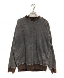 DIESEL（ディーゼル）の古着「D-KRIB-NE エイジング加工スウェット」｜グレー