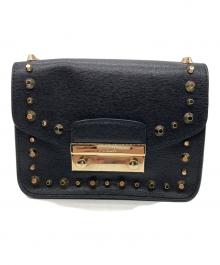 FURLA（フルラ）の古着「メトロポリス チェーンショルダーバッグ」｜ブラック