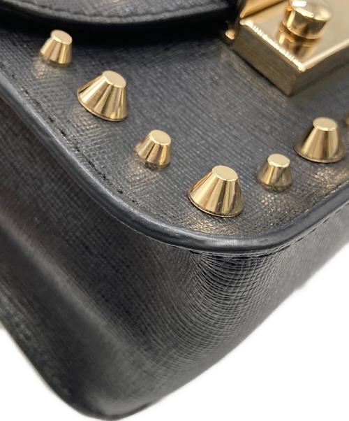 FURLA（フルラ）FURLA (フルラ) メトロポリス チェーンショルダーバッグ ブラックの古着・服飾アイテム