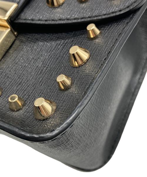 FURLA（フルラ）FURLA (フルラ) メトロポリス チェーンショルダーバッグ ブラックの古着・服飾アイテム