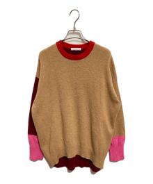 MACPHEE（マカフィー）の古着「NZ LAMB 9G クルーネックプルオーバー」｜ベージュ