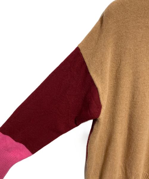 MACPHEE（マカフィー）MACPHEE (マカフィー) NZ LAMB 9G クルーネックプルオーバー ベージュ サイズ:Mの古着・服飾アイテム