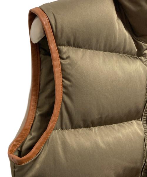 RALPH LAUREN（ラルフローレン）RALPH LAUREN (ラルフローレン) ベルト付ダウンベスト カーキ サイズ:SIZE 11の古着・服飾アイテム