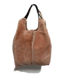 ANITA BILARDI（アニタビラルディ）の古着「ファーハンドバッグ」｜ピンク