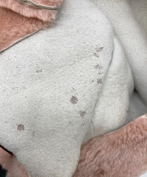 ANITA BILARDI（アニタビラルディ）ANITA BILARDI (アニタビラルディ) ファーハンドバッグ ピンクの古着・服飾アイテム