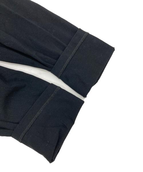 MM6 Maison Margiela（エムエムシックスメゾンマルジェラ）MM6 Maison Margiela (エムエムシックスメゾンマルジェラ) ロゴパッチロングティーシャツ ブラック サイズ:Mの古着・服飾アイテム