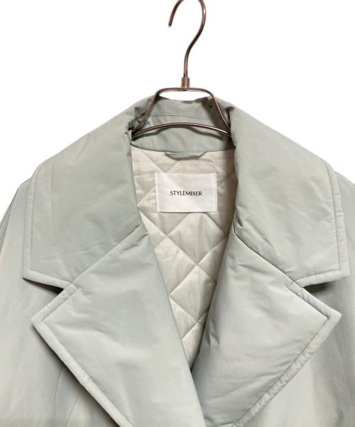 STYLE MIXER（スタイルミキサー）STYLE MIXER (スタイルミキサー) パッファーテーラーコート グリーン サイズ:FREEの古着・服飾アイテム