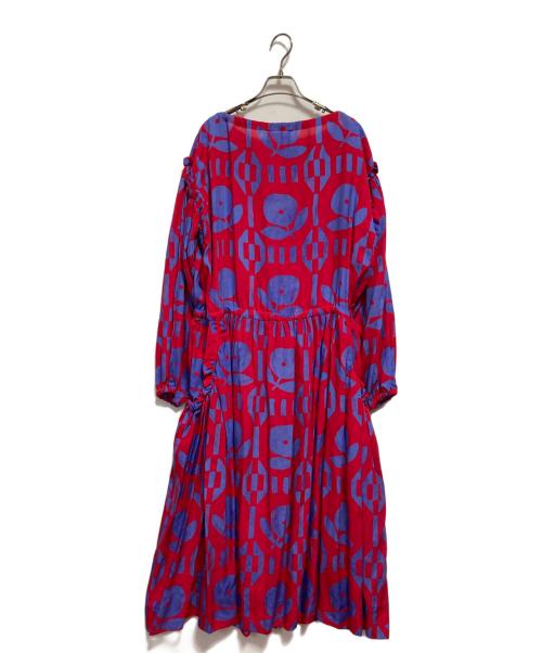 Vivienne Westwood RED LABEL（ヴィヴィアンウエストウッドレッドレーベル）Vivienne Westwood RED LABEL (ヴィヴィアンウエストウッドレッドレーベル) 22AW 総柄ワンピース レッド サイズ:SIZE 00の古着・服飾アイテム