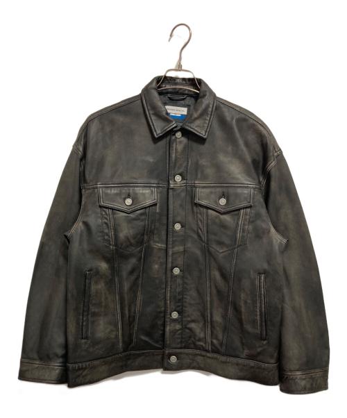 MAISON SPECIAL（メゾンスペシャル）MAISON SPECIAL (メゾンスペシャル) Sheep Leather Prime-Over 3rd Jacket ブラック サイズ:00の古着・服飾アイテム